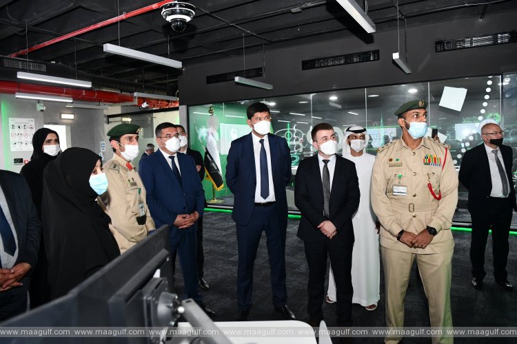 Uzbekistan Delegation visits Dubai Police Airport Security and 901